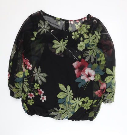Womens UK Size 12 River Island Multicoloured Tunic Blouse