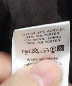 Principles Women’s Multicoloured Paisley Wool A-Line Skirt Size 10