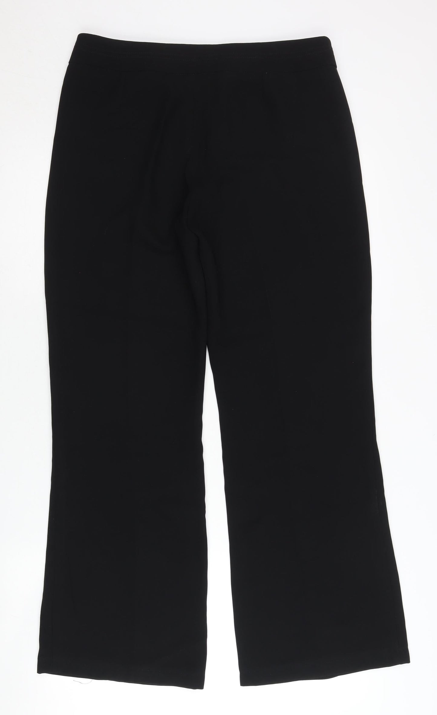 Womens UK Size 12 Principles Regular Fit Dress Pants Black Trousers