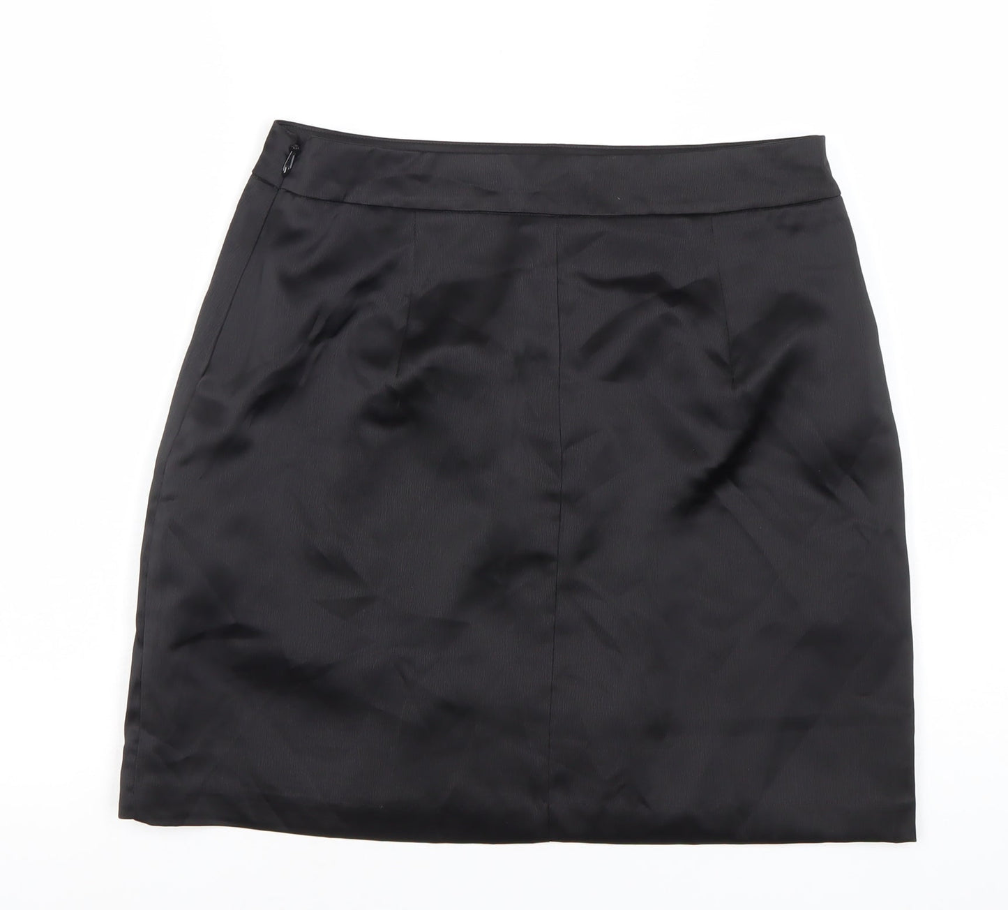 New Look Womens Black Size 12 Pencil Skirt Knee Length Workwear