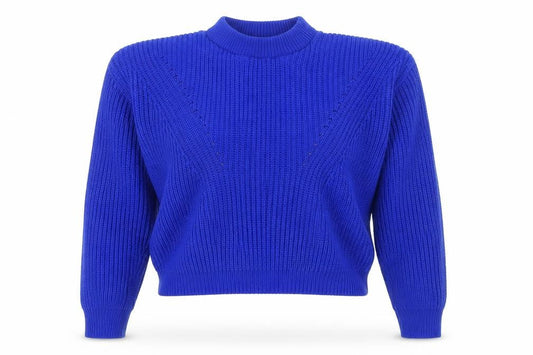Womens UK Size L Boohoo Blue Pullover Jumper