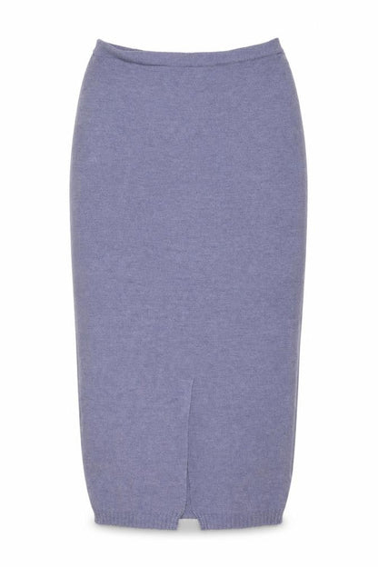 Alterna Womens Blue Wool Blend Knit Pencil Skirt Size 2XS