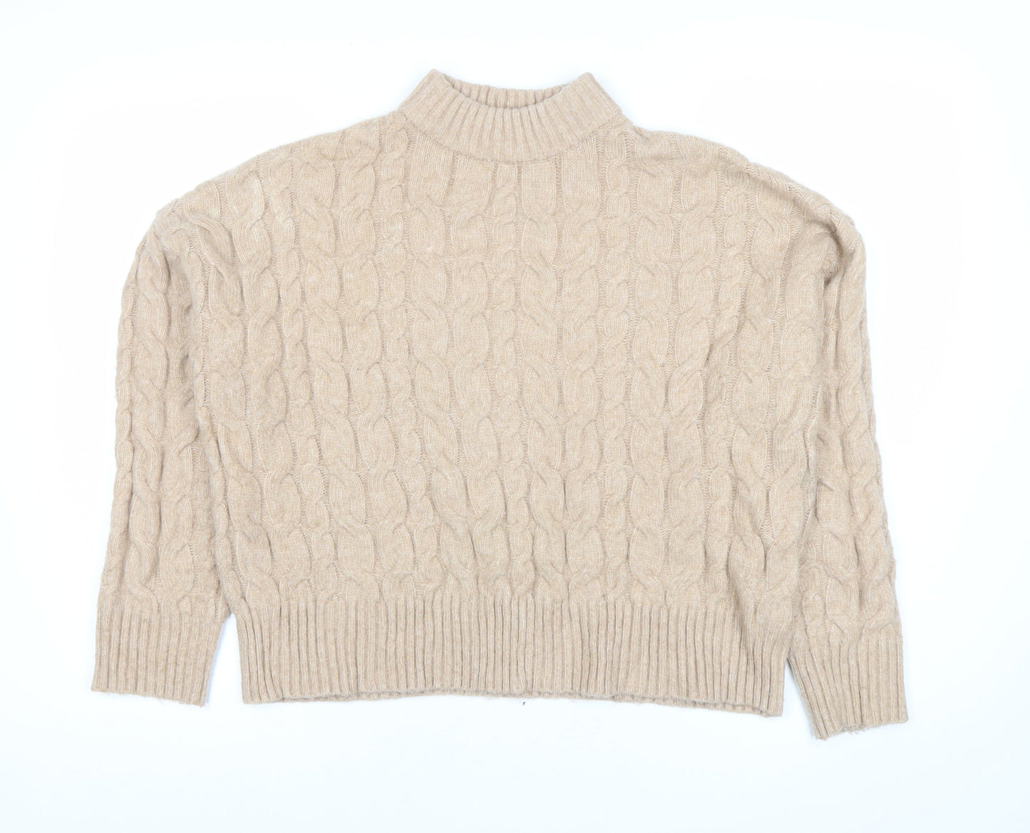 Womens UK Size M RESERVED Beige Pullover Jumper