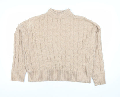 Womens UK Size M RESERVED Beige Pullover Jumper