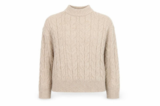 Womens UK Size M RESERVED Beige Pullover Jumper