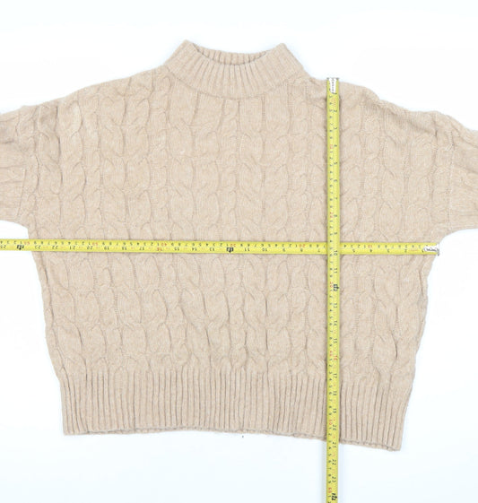 Womens UK Size M RESERVED Beige Pullover Jumper