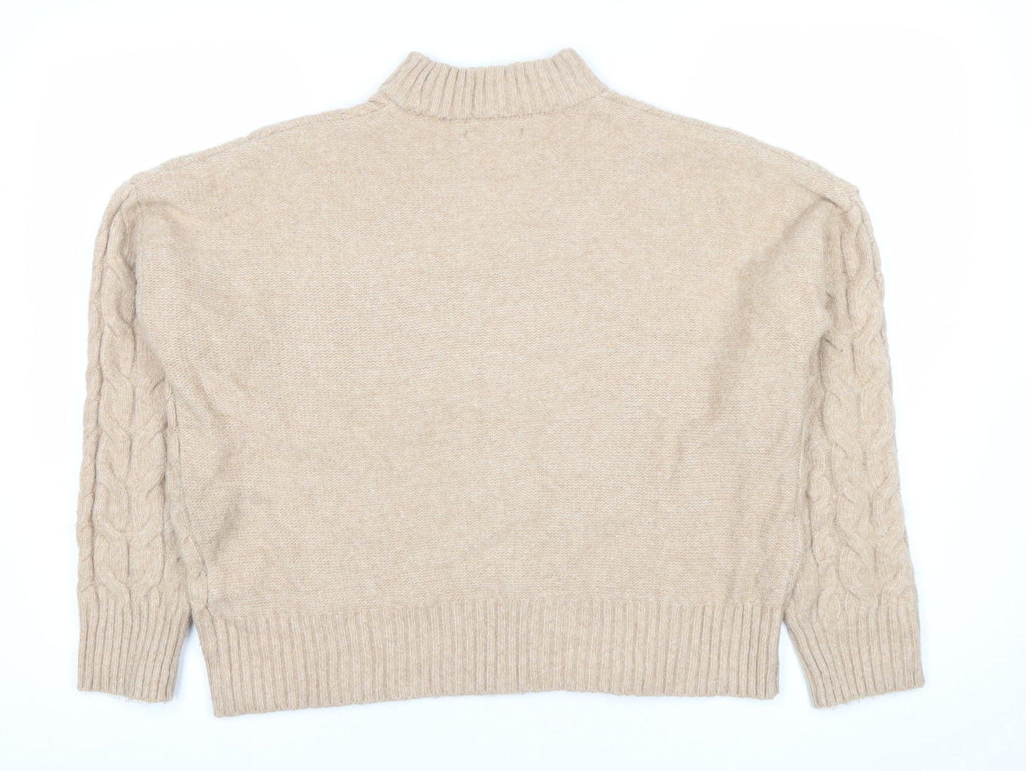 Womens UK Size M RESERVED Beige Pullover Jumper