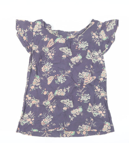 Womens UK Size 10 White Stuff Purple Tunic Blouse