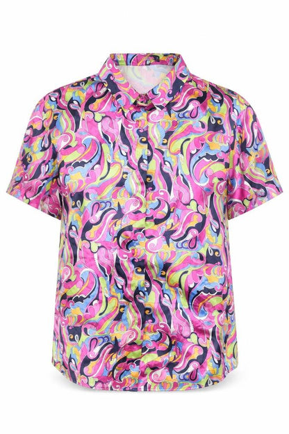 Womens UK Size 8 Missguided Multicoloured Classic Button-Up