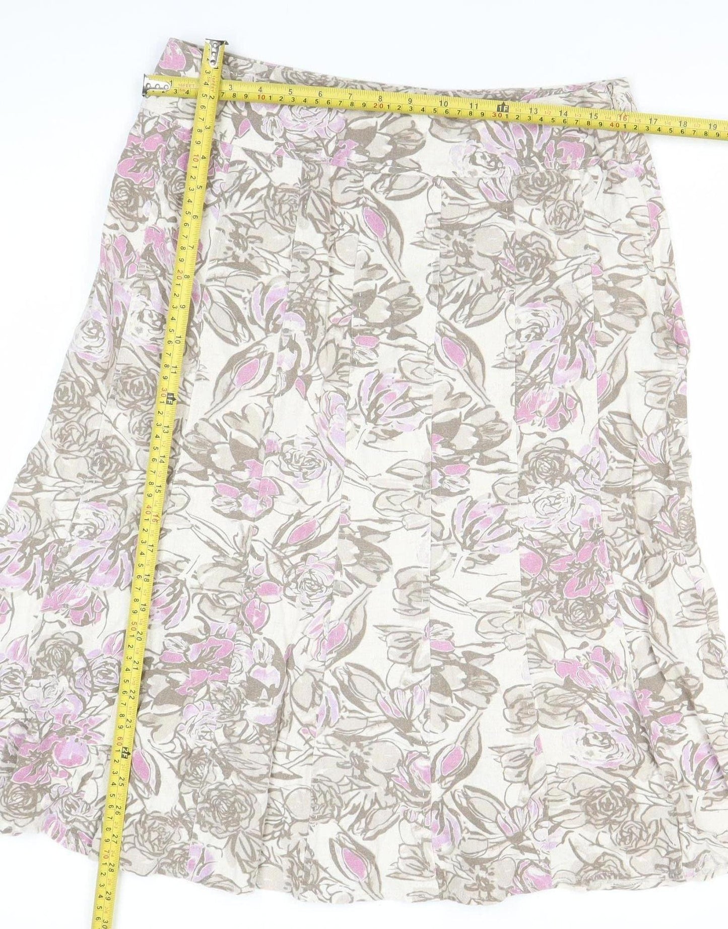 Womens UK Size 14 EWM A-Line Woven Skirt
