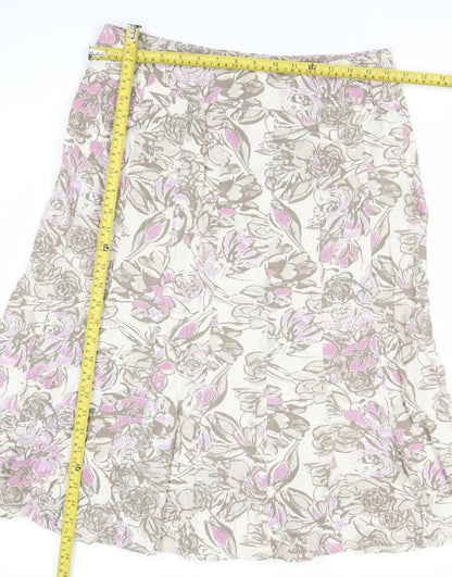 Womens UK Size 14 EWM A-Line Woven Skirt