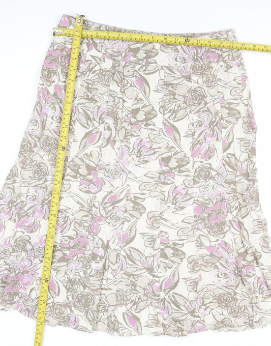 Womens UK Size 14 EWM A-Line Woven Skirt