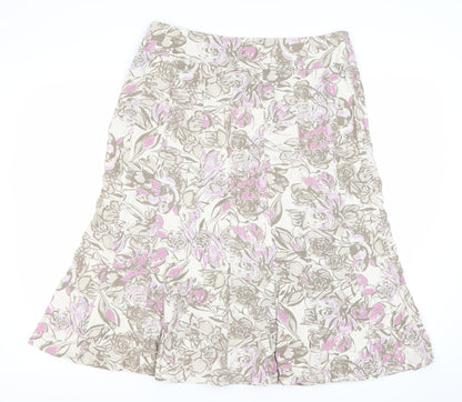 Womens UK Size 14 EWM A-Line Woven Skirt