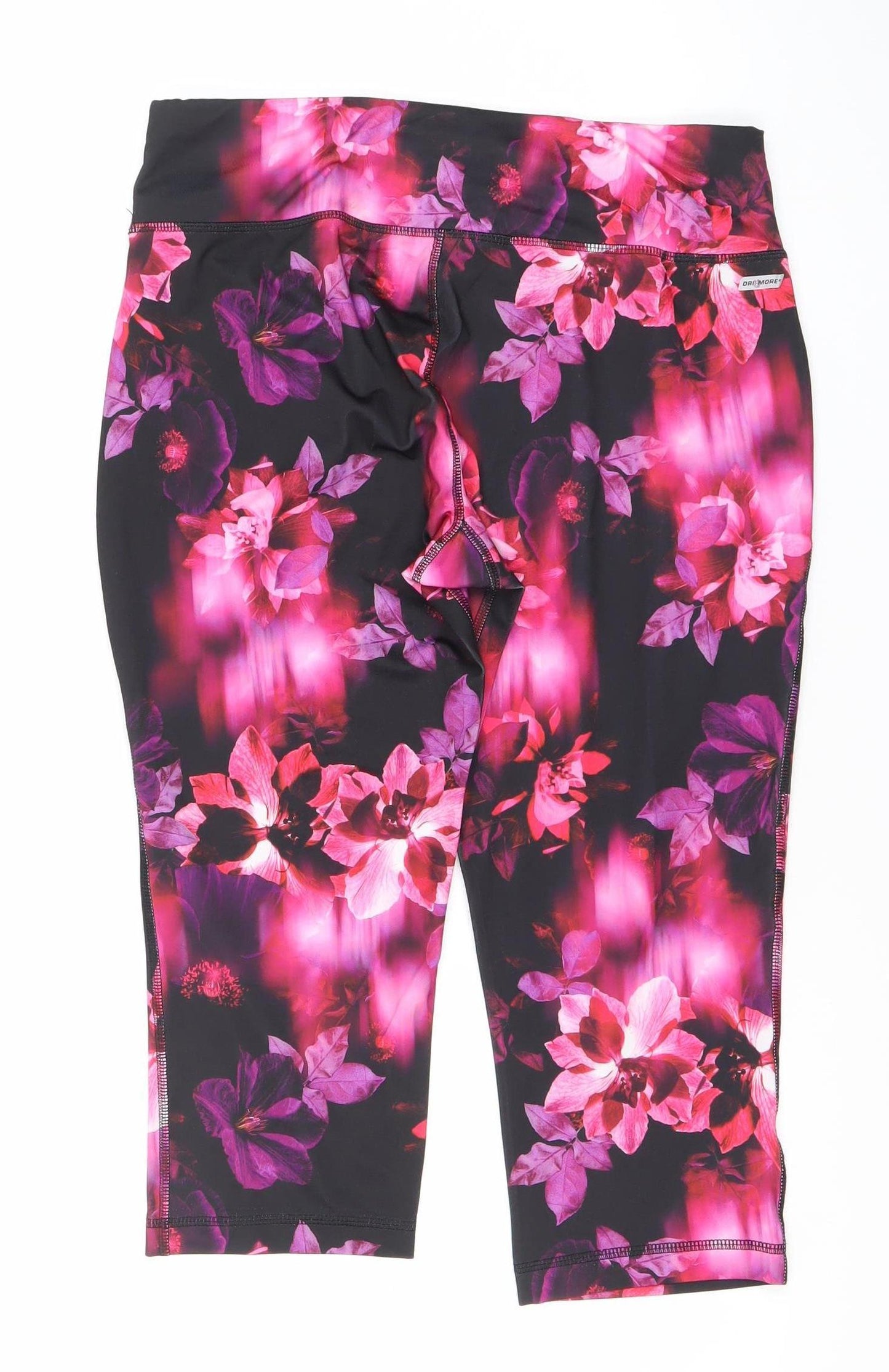 IZ By Z Womens Multicoloured Floral Leggings Size M 8-10 Slim Fit Activewear