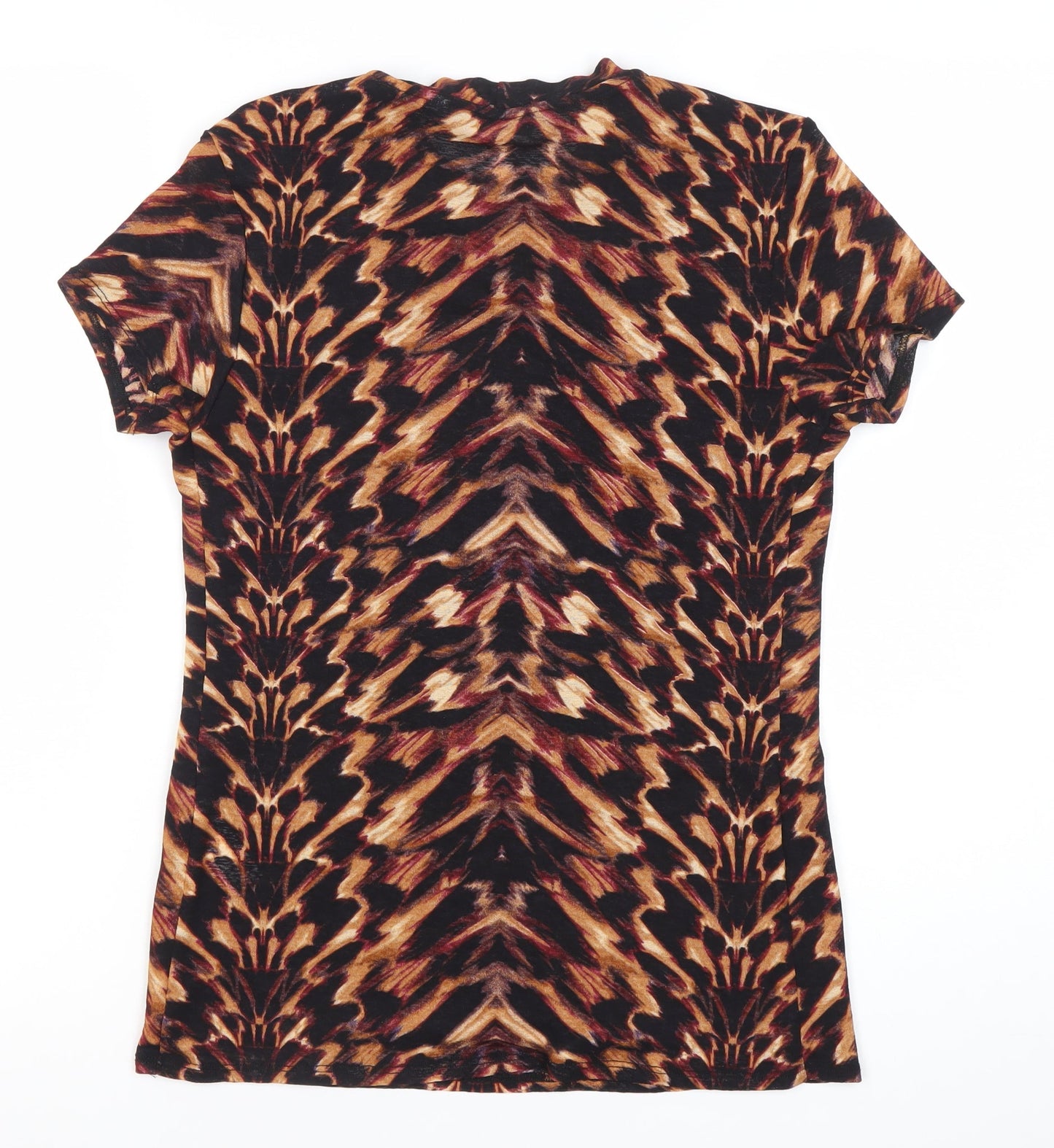 Womens UK Size 12 Dorothy Perkins Multicoloured Basic T-Shirt