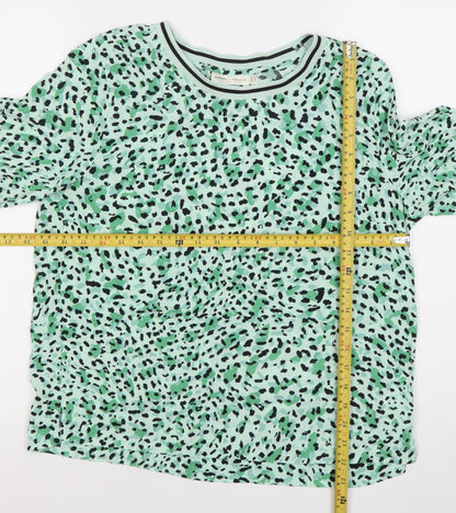 Womens UK Size 12 InWear Green Basic T-Shirt