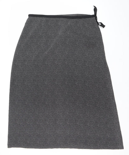 Womens UK Size 16 Viyella Straight & Pencil Twill Skirt