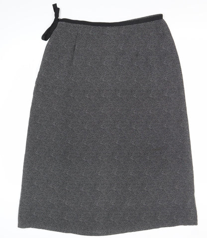 Womens UK Size 16 Viyella Straight & Pencil Twill Skirt