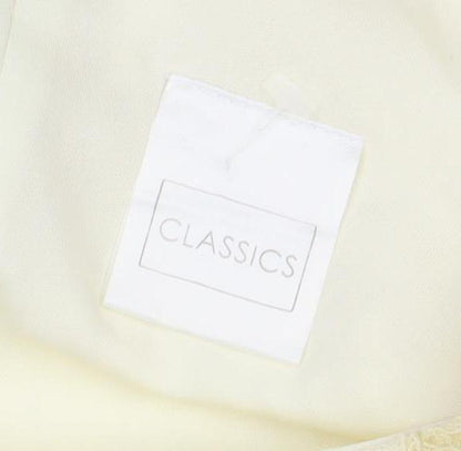 Classics Women’s Ivory Lace Sheath Dress Size 14 Knee Length Wedding Party