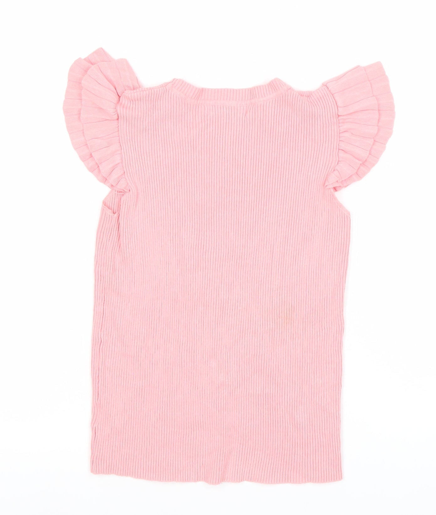 Womens UK Size M By Clara Pink Basic T-Shirt