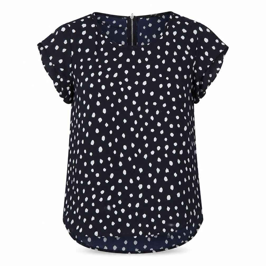 Womens UK Size 8 Only Blue Basic Blouse