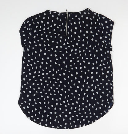 Womens UK Size 8 Only Blue Basic Blouse