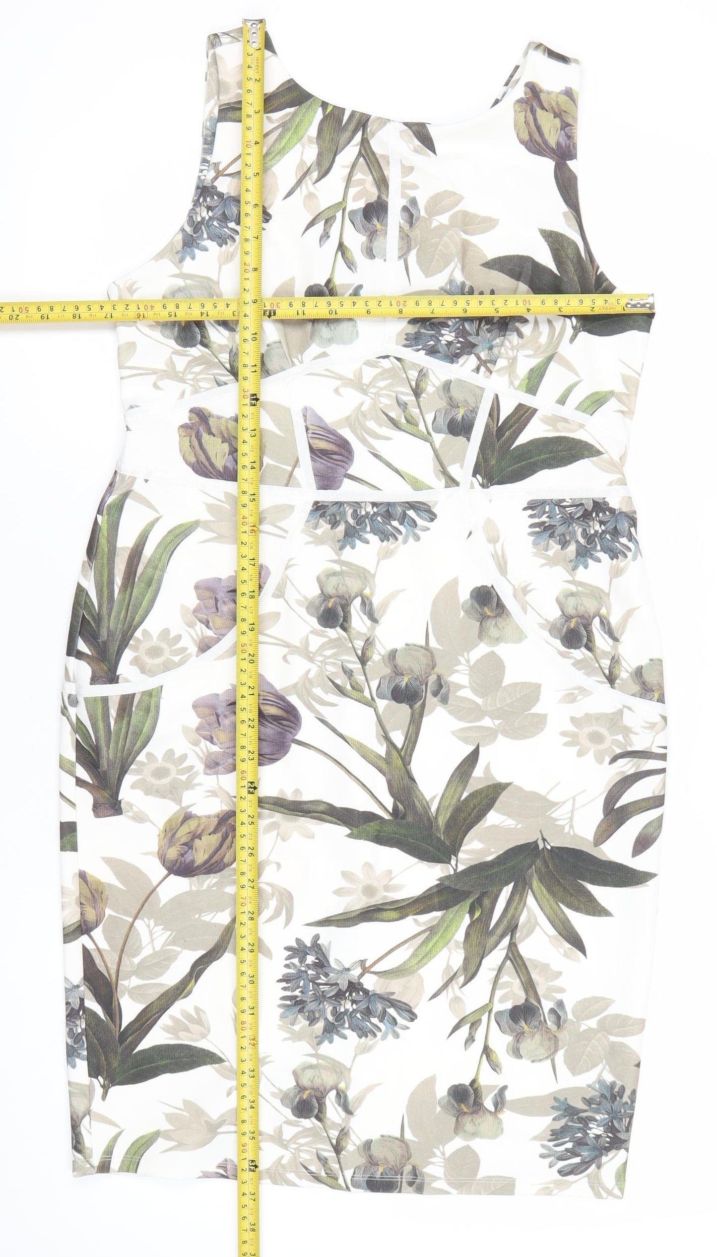 Next Women’s Multicoloured Floral Bodycon Dress Size 14