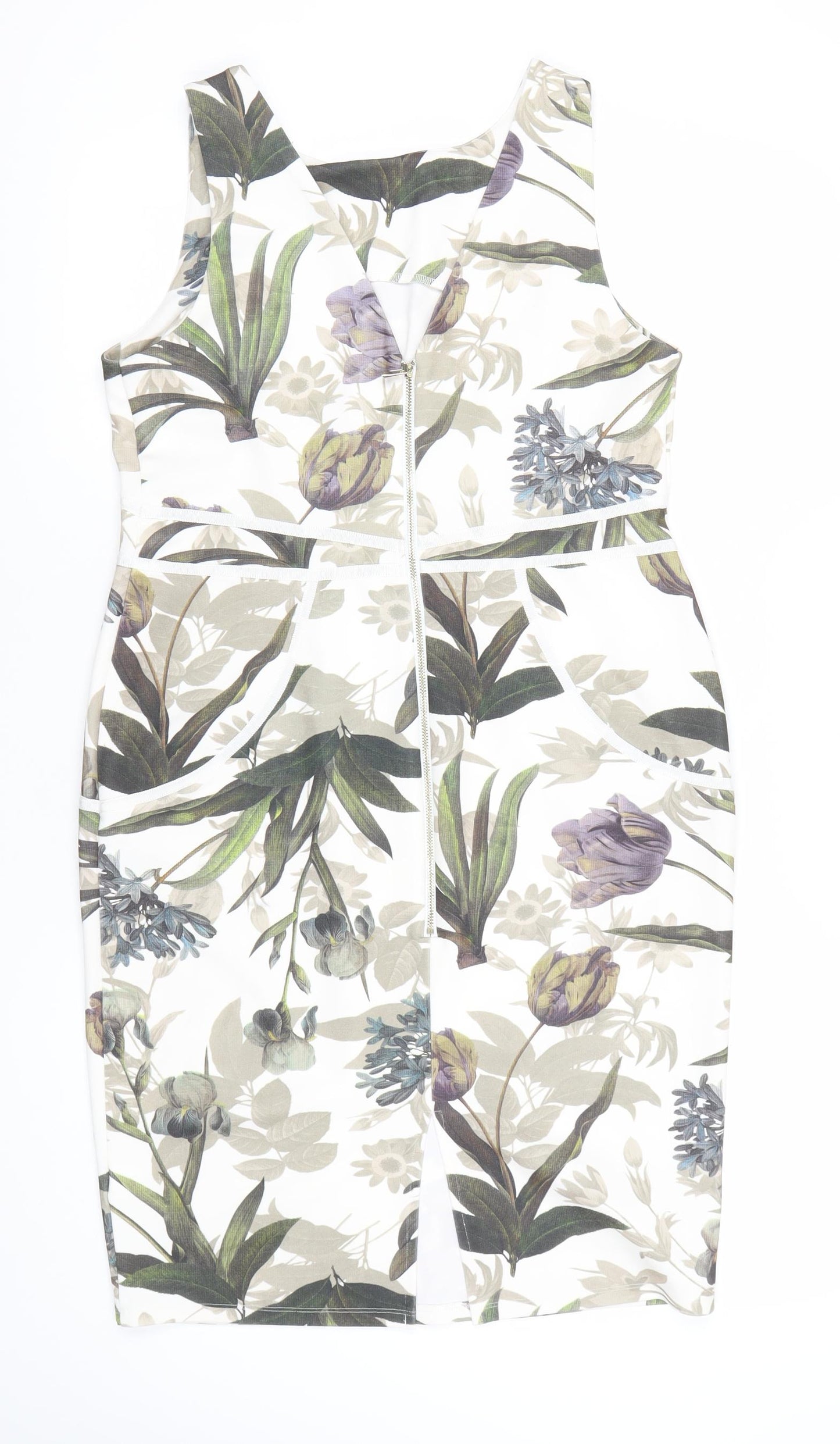 Next Women’s Multicoloured Floral Bodycon Dress Size 14