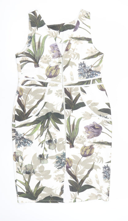 Next Women’s Multicoloured Floral Bodycon Dress Size 14
