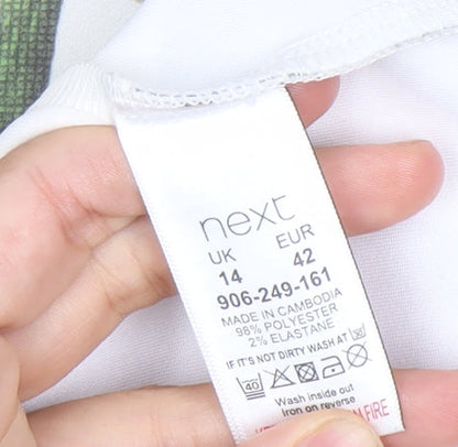 Next Women’s Multicoloured Floral Bodycon Dress Size 14