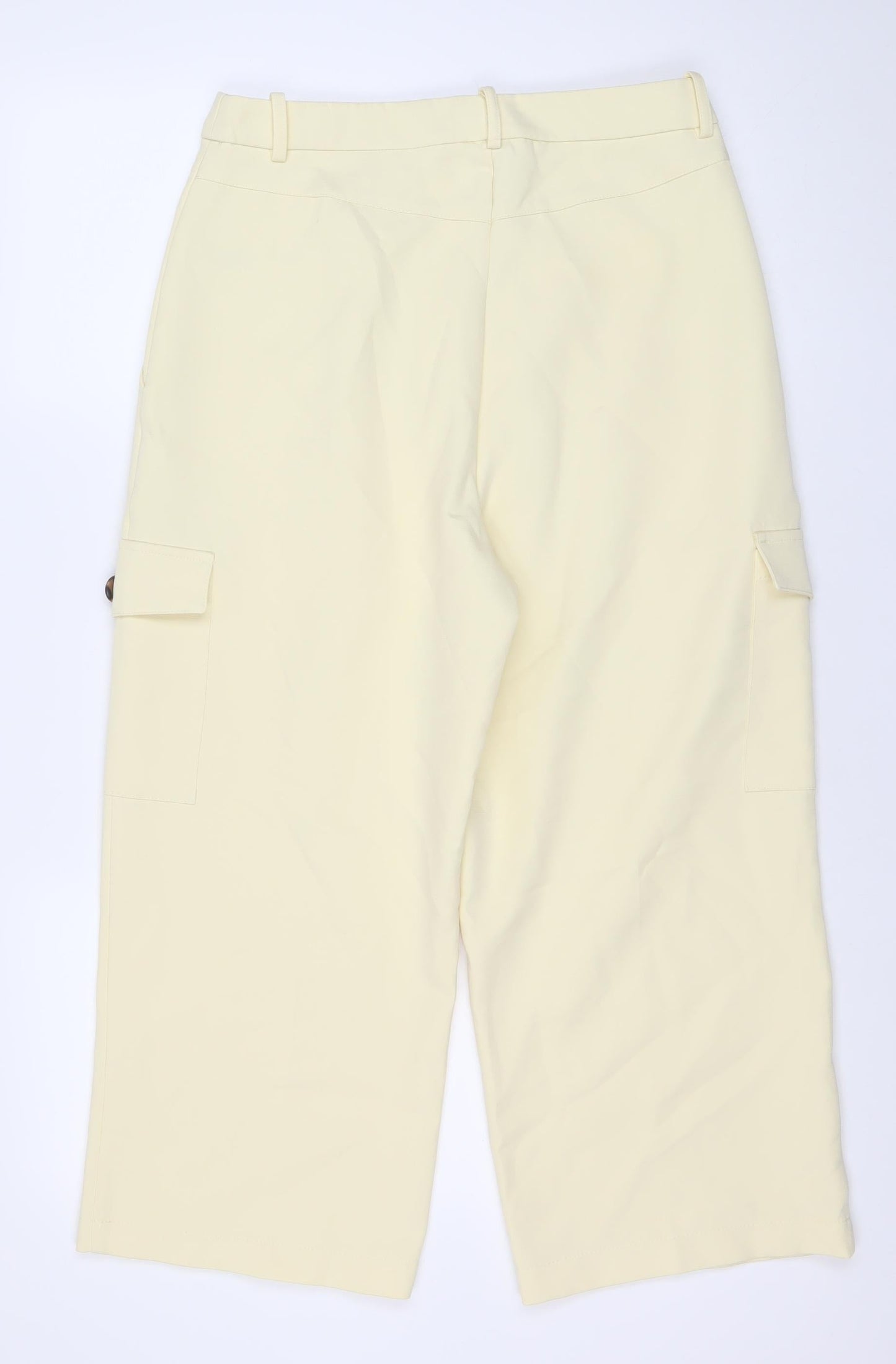 Womens UK Size 12 ASOS Regular Fit Cargo Beige Trousers