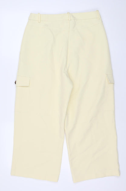 Womens UK Size 12 ASOS Regular Fit Cargo Beige Trousers