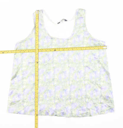 Womens UK Size 14 Marks and Spencer Multicoloured Camisole Tank