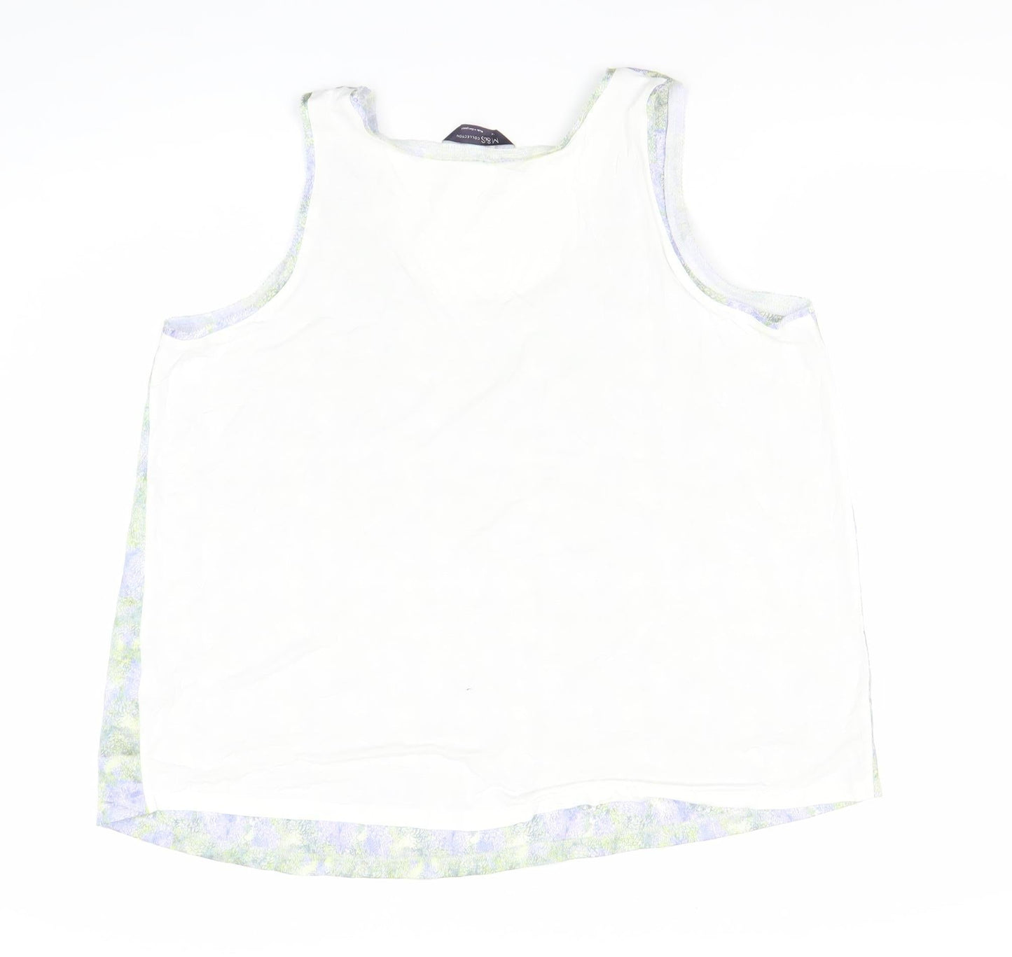 Womens UK Size 14 Marks and Spencer Multicoloured Camisole Tank
