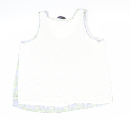 Womens UK Size 14 Marks and Spencer Multicoloured Camisole Tank