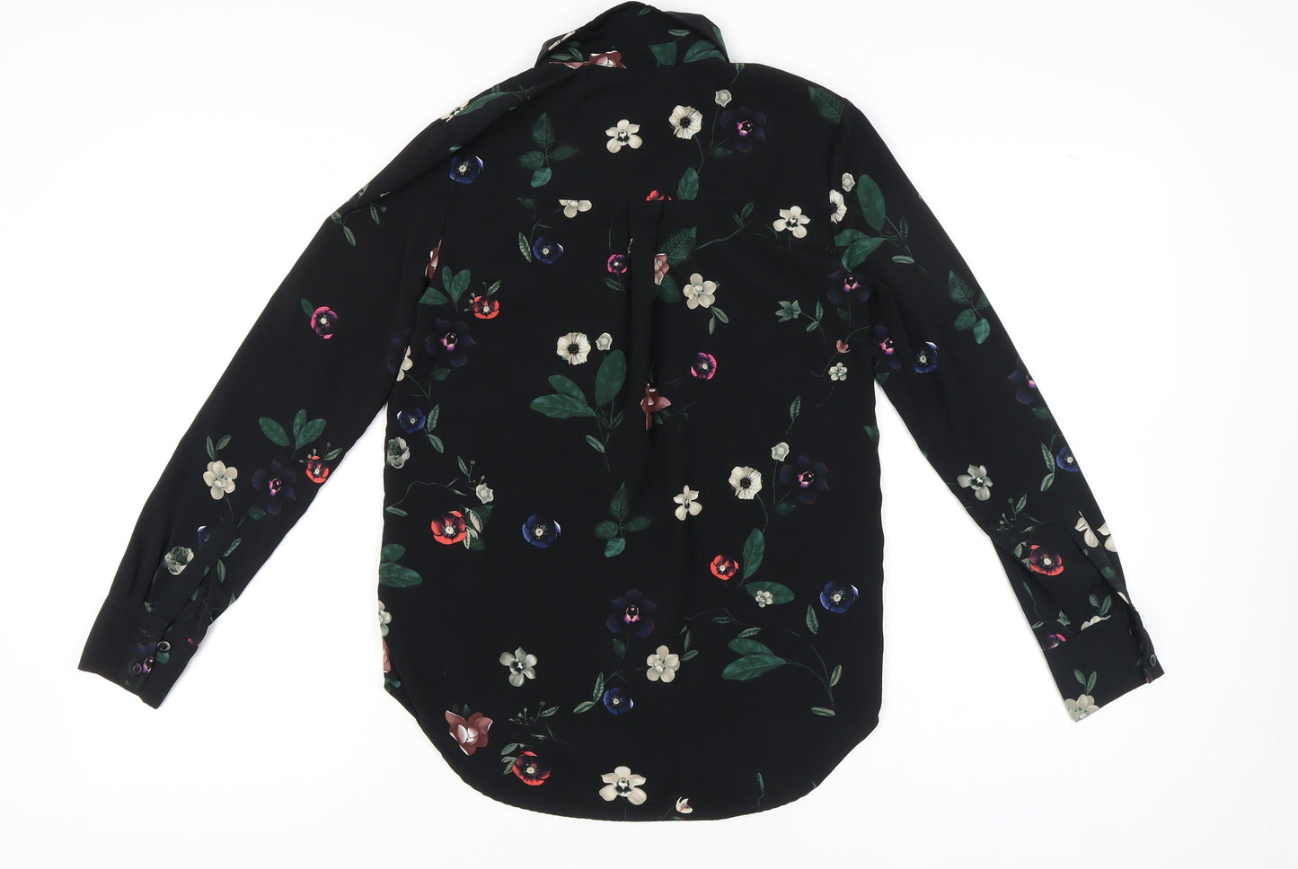 Womens UK Size 6 H&M Black Classic Blouse