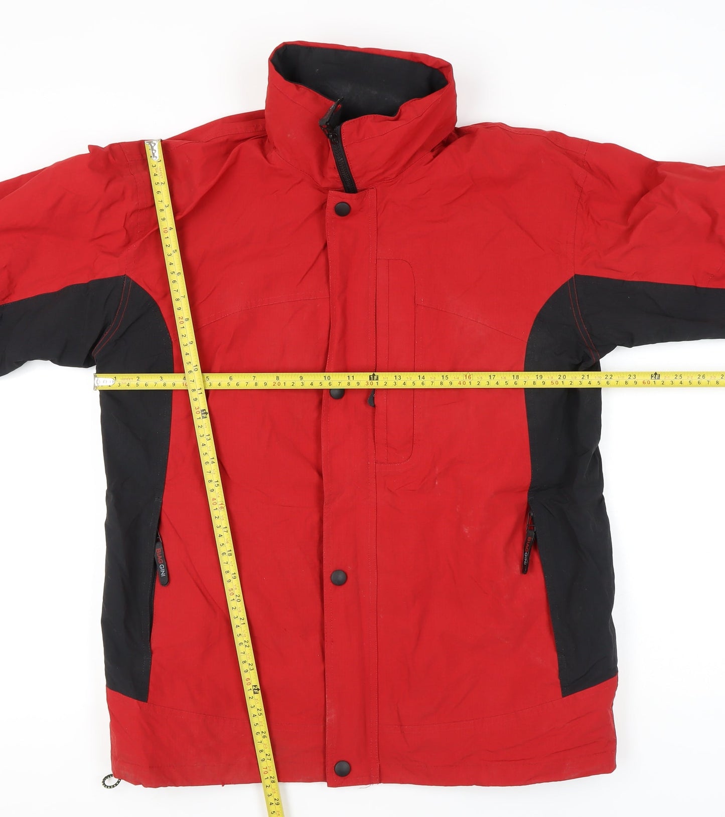 Mens UK Size M Biaggini Red Parka Coat