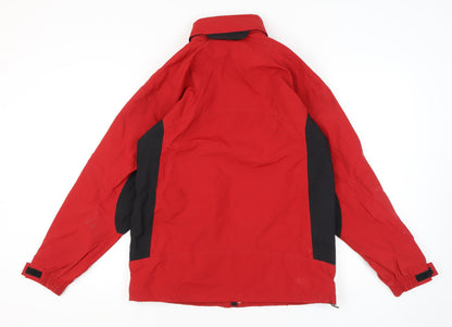 Mens UK Size M Biaggini Red Parka Coat