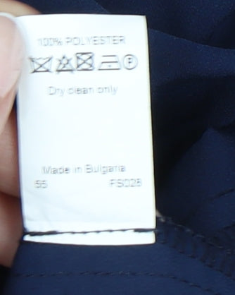 Womens UK Size 10 River Island Blue Basic Jacket