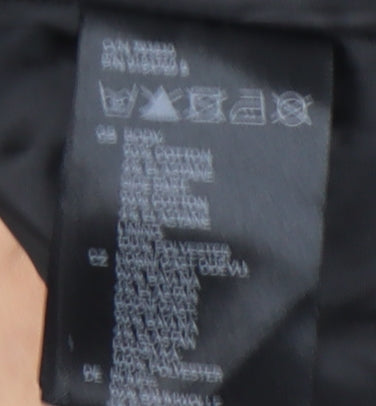 H&M Women’s Black White Floral Pencil Skirt Size 10 Knee Length