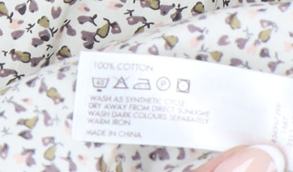 St George by Duffer Men’s Multicoloured Floral Cotton Dress Shirt Size 15