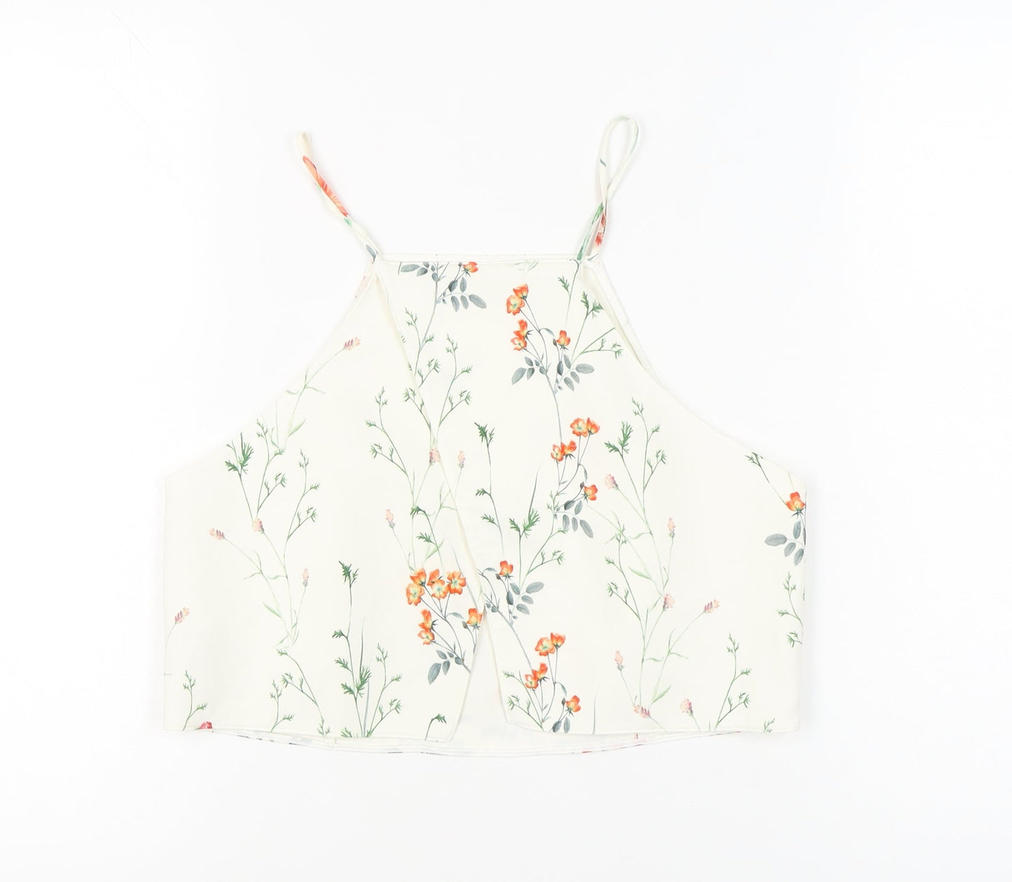 Womens UK Size 12 Zara Ivory Camisole Tank