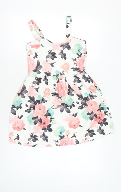 Select Women’s Multicoloured Floral Skater Dress UK 8 Sleeveless