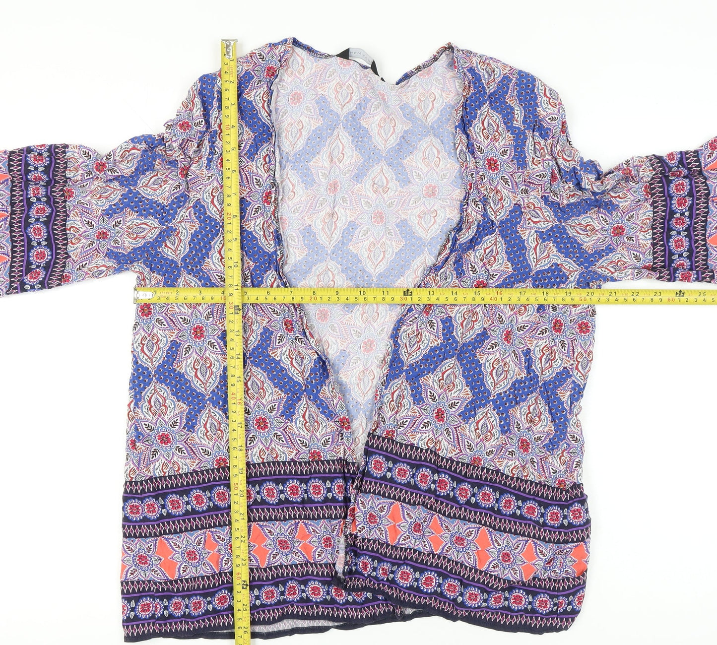 New Look Women's Multicoloured Kimono Blouse Size 14