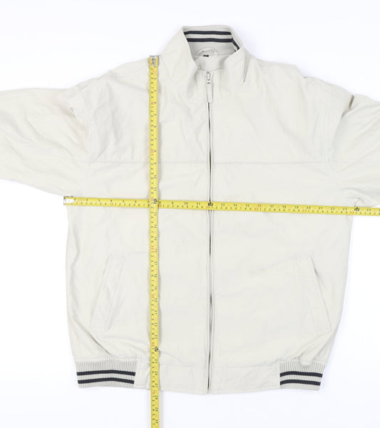Mens UK Size L Thomas Nash Beige Basic Jacket