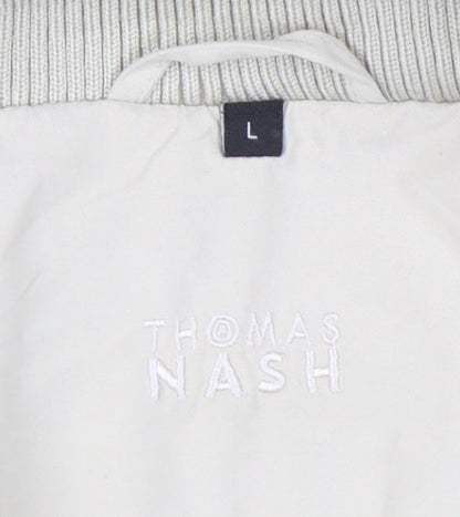 Mens UK Size L Thomas Nash Beige Basic Jacket