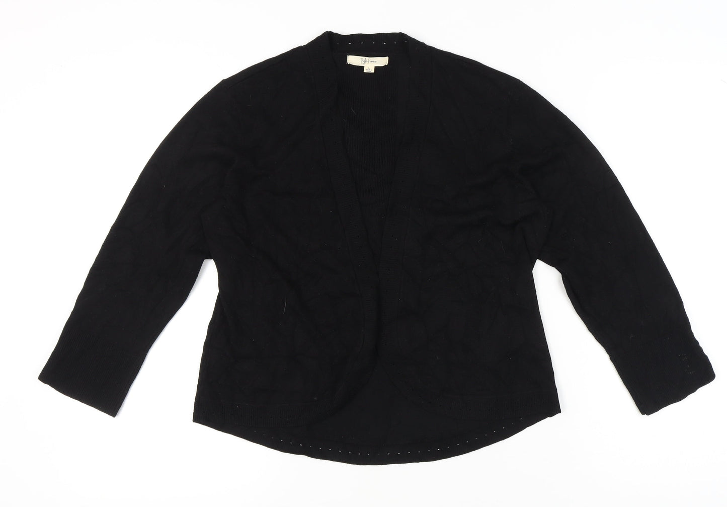 Womens UK Size L Peyton Primrose Black Cardigan Jumper