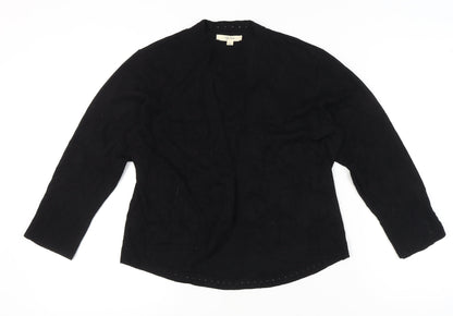 Womens UK Size L Peyton Primrose Black Cardigan Jumper