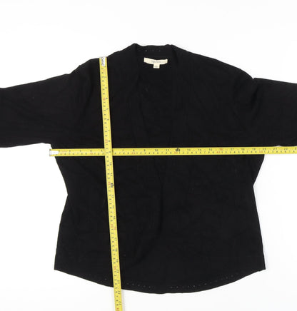 Womens UK Size L Peyton Primrose Black Cardigan Jumper