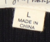 Womens UK Size L Peyton Primrose Black Cardigan Jumper